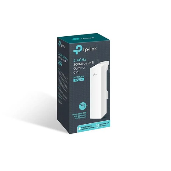 TP-Link CPE210, 2.4GHz 300Mbps 9dBi Outdoor CPE