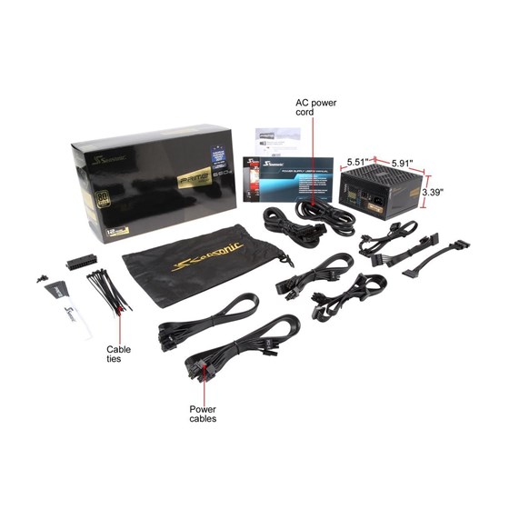 Napajanje Seasonic PRIME Ultra Gold 650W 80+ Gold P/N: SSR-650GD2