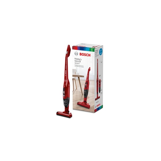 Bosch BBHF214G  Bežični štapni usisavač, Readyy'y 14.4V, crvena