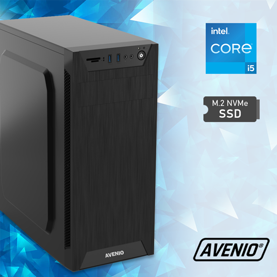 Avenio TopOffice Intel Core i5 12400 2.50GHz 8GB 512GB NVMe SSD DVDRW FreeDOS Intel UHD Graphics 730 P/N: 02242182