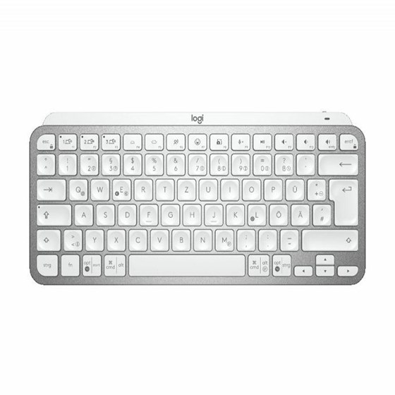 Tipkovnica Bežična LOGITECH MX Keys Mini Minimalist Wireless Illuminated - PALE GREY - Croatian layout P/N: 920-010499