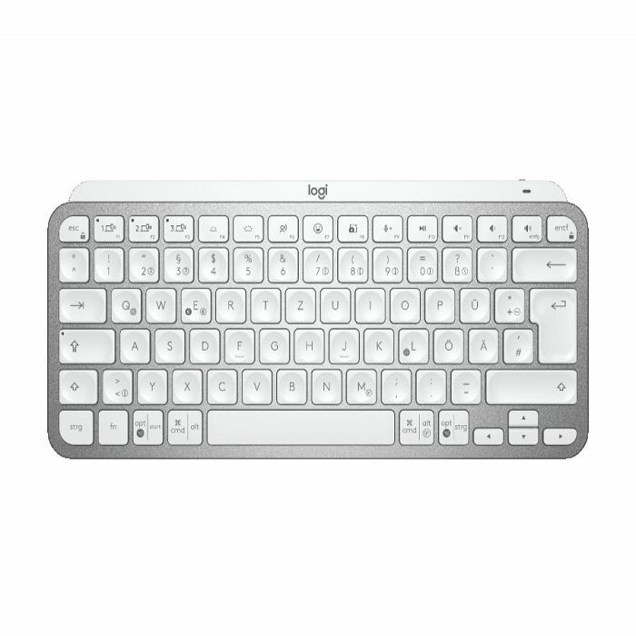 Tipkovnica Bežična LOGITECH MX Keys Mini Minimalist Wireless Illuminated - PALE GREY - Croatian layout P/N: 920-010499