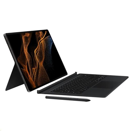 Book Cover s tipkovnicom i touchpadom za Samsung Galaxy Tab S8 Ultra crni EF-DX900UBEGEU