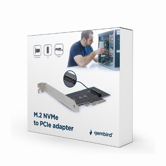 Gembird M.2 SSD ADAPTER - PCI Express, PEX-M2-01