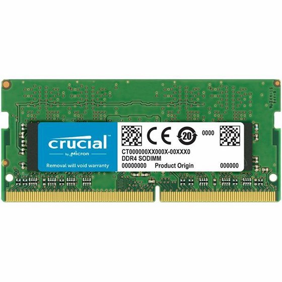 Memorija za laptope, 32GB (1x 32GB) DDR4 3200 MHz, Crucial, CT32G4SFD832A 