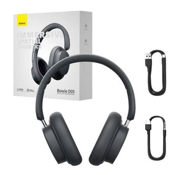 Slušalice bežične Baseus Bowie D05 Bluetooth, crno sive, NGTD020213