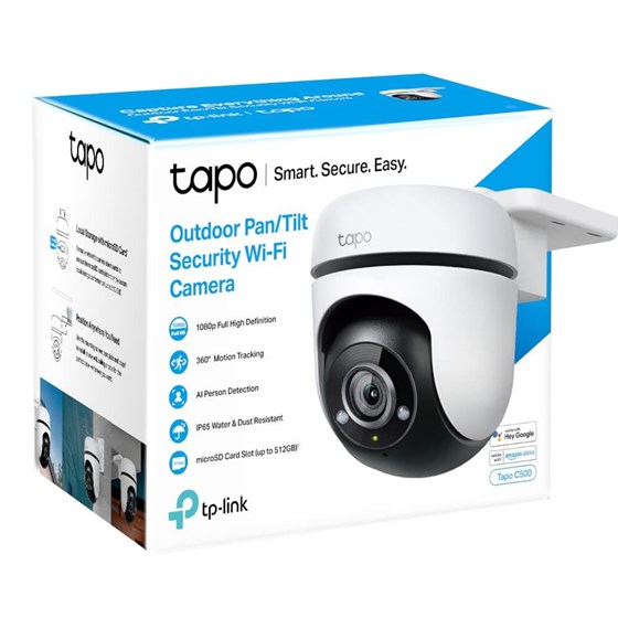 TP-Link Tapo C500 Outdoor Pan/Tilt Security WiFi Camera 1080p, TAPO-C500