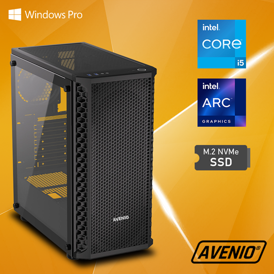 Avenio OptiGamer BTS Intel Core i5 13400F 2.50GHz 16GB 1TB SSD NVMe W10P Intel ARC A750 8GB GDDR6 P/N: 02242230