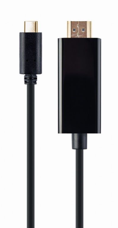 Kabel USB C - HDMI 2m, Gembird 4K 30Hz crni, A-CM-HDMIM-01