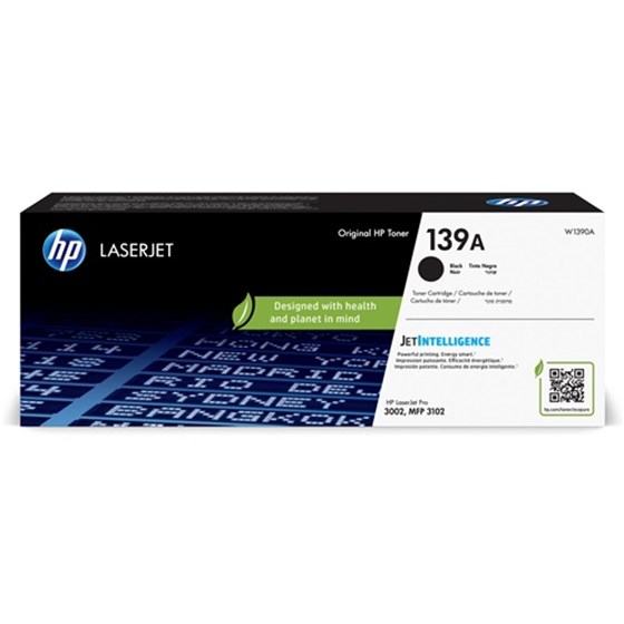 Toner HP LaserJet 139A Black P/N: W1390A