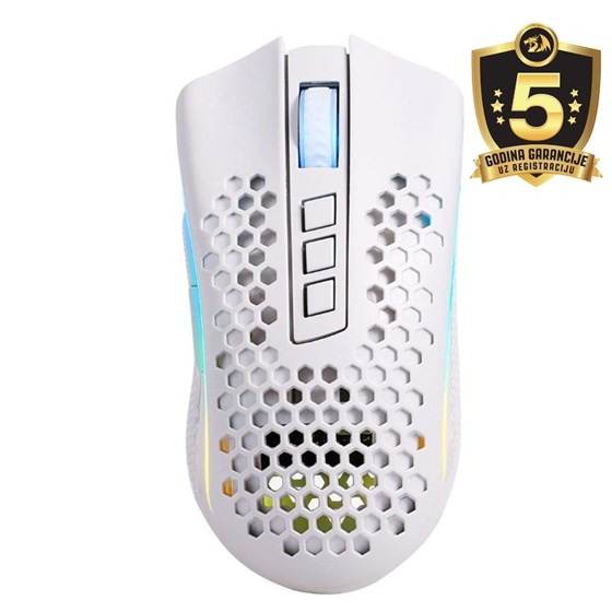 Miš Redragon STORM PRO M808 WIRELESS/WIRED White
