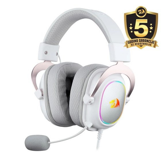 HEADSET - REDRAGON ZEUS-X RGB White