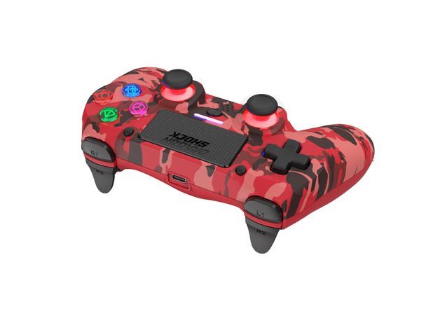 DRAGONSHOCK MIZAR WIRELESS CONTROLLER RED CAMO PS4 PC MOBILE 0