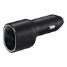 Auto punjač Samsung L4020 Duo 25W i 15W Fast Charge USB-C i USB A crni, bez kabela, EP-L4020NBEGEU