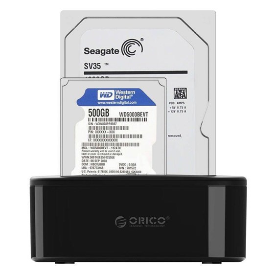 Docking station za HDD/SSD 3.5" / 2.5" Orico 6218US3-EU-BK-BP