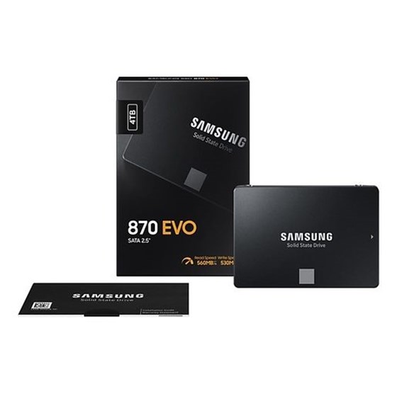 SSD 4TB Samsung 870 EVO, 2.5" SATA III, 560/530 MB/s, MZ-77E4T0B/EU