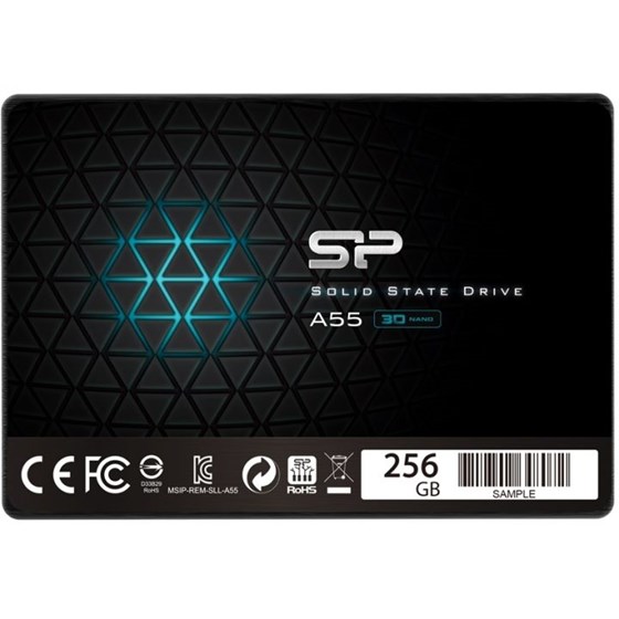 SSD 256GB Silicon Power Ace A55 2.5" SATA III 460/450MB/s P/N: SP256GBSS3A55S25