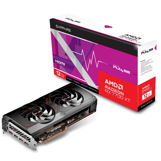Grafička kartica Sapphire Radeon RX 7700 XT Pulse 12GB GDDR6 2x HDMI 2x DP P/N: 11335-04-20G