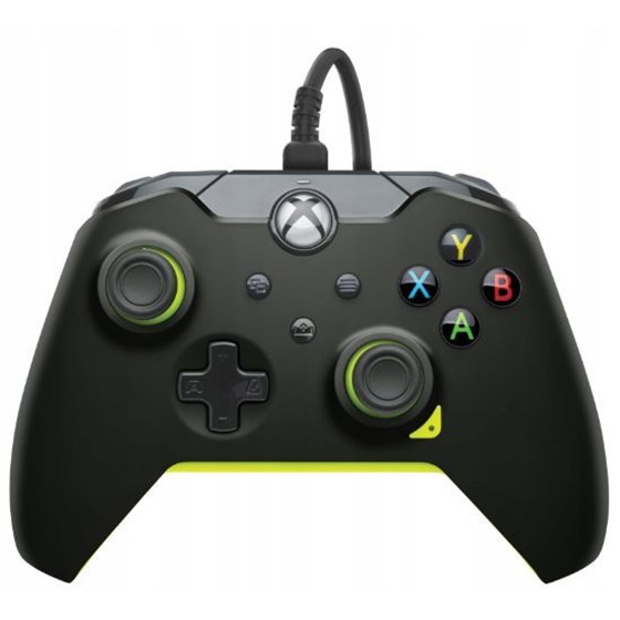 PDP XBOX WIRED CONTROLLER BLACK - ELECTRIC (YELLOW)