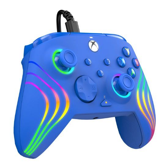PDP XBOX WIRED CONTROLLER AFTERGLOW WAVE BLUE 0 0000000000