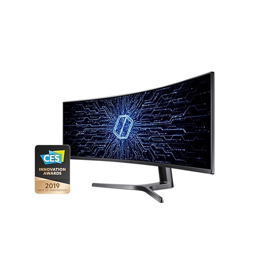 Monitor Samsung Odyssey CRG9, LC49RG90SSPXEN, 49" Dual QHD VA UltraWide Zakrivljeni, 120Hz, 4ms, 2x HDMI, DP, MiniDP,  Audio, 2x USB