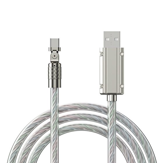 MEANIT KABEL USB NA USB C LED LIGHT 1M 2A P/N: KMUSBC9