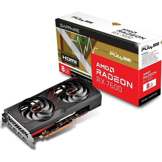Grafička kartica Sapphire AMD Radeon RX 7600 PULSE GAMING 8GB GDDR6, 11324-01-20G