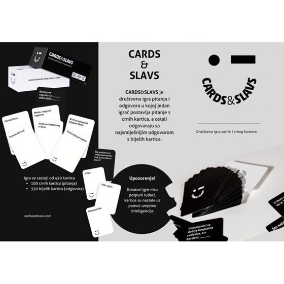 Društvena igra CARDS & SLAVS (HR), 2023, 1-10 igrača, dob 18+