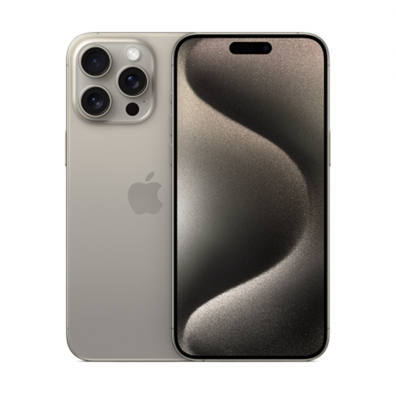 Apple iPhone 15 Pro Max 256GB Natural Titanium, mu793sx/a