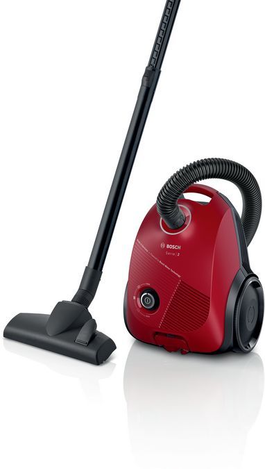 Bosch BGBS2RD1, Usisavač s vrećicom, Crvena