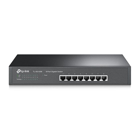 TP-LINK TL-SG1008, 8-Port Gigabit Desktop/Rackmount Switch