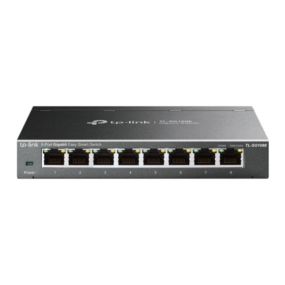 TP-Link TL-SG108E, 8-Port Gigabit Easy Smart Switch