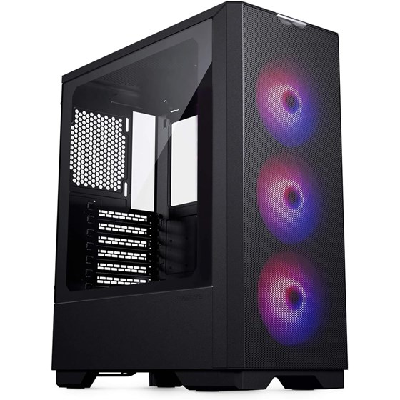 Kućište Phanteks Eclipse G300A, ATX, Bez napajanja, Kaljeno staklo, RGB, Crna, PH-EC300GA_DBK02