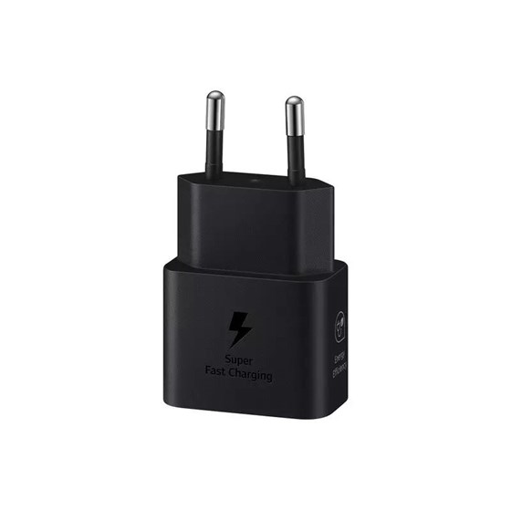 Punjač Samsung T2510 25W, USB-C, Crni, odvojivi kabel, EP-T2510XBEGEU