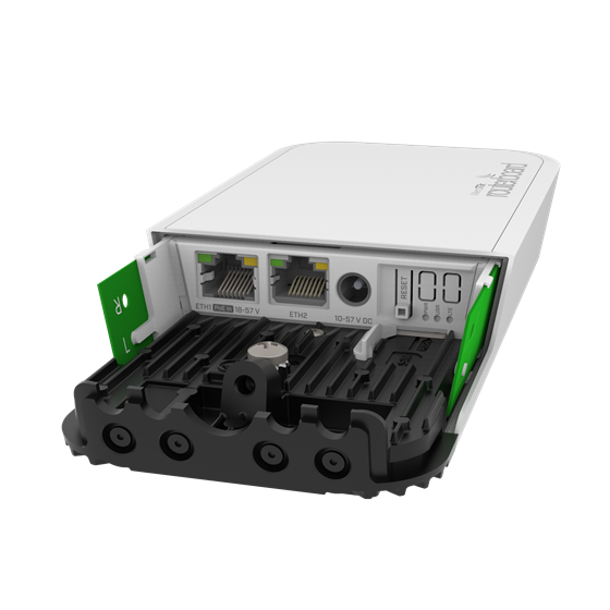 MikroTik wAP ac LTE6 kit Wireless Access Point, 2.4GHz/5GHz, LTE CAT6 modem, utor za microSIM, outdoor case, RouterOS L4 (RBwAPGR-5HacD2HnD&R11e-LTE6)