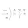 Ubiquiti LiteBeam ac Gen2 CPE, 5GHz, 23dBi (LBE-5AC-Gen2)