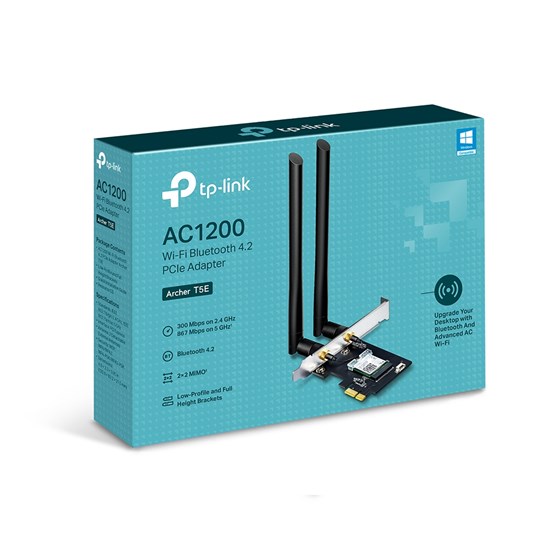TP-Link Archer T5E, AC1200 WiFi Bluetooth 4.2 PCIe Adapter, Mrežna kartica 