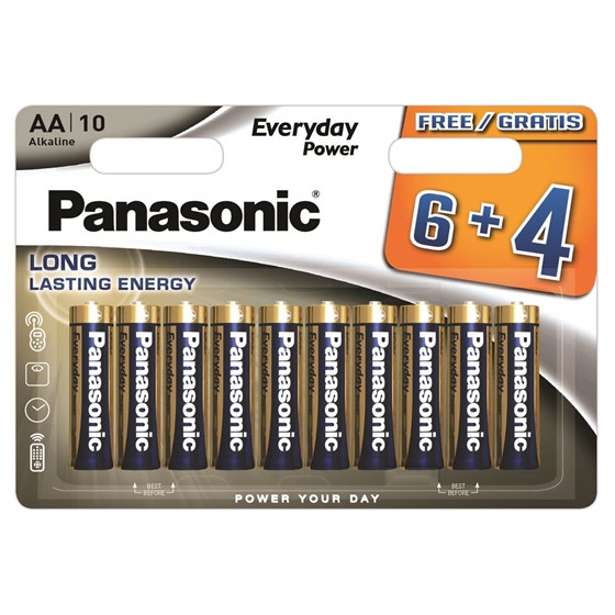 Baterije Panasonic AA LR6EPS/10W Alkalne Everyday Power 10 komada P/N: LR6EPS/10BW