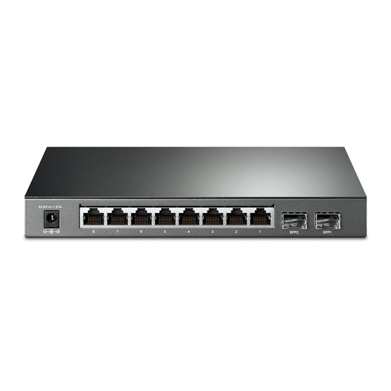TP-Link TL-SG2210P, 10-port Gigabit PoE+ Smart Switch, 8×G-LAN, 2×SFP (61W)