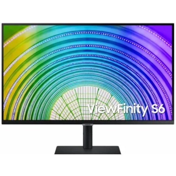 Monitor Samsung 32" ViewFinity S6 LS32A600UUPXEN, QHD VA 75Hz, HDR10, HDMI, DP, 3xUSB, USB-C, RJ45