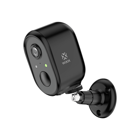 Woox Smart Wi-Fi vanjska kamera, Full HD 1080p, baterija 5000mAh, IP65 vodootporna, microSD, WooxHome app, Alexa & Google Assistant