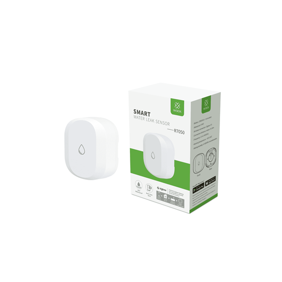 Woox ZigBee Smart Wi-Fi senzor curenja vode, WooxHome app, Alexa & Google Assistant