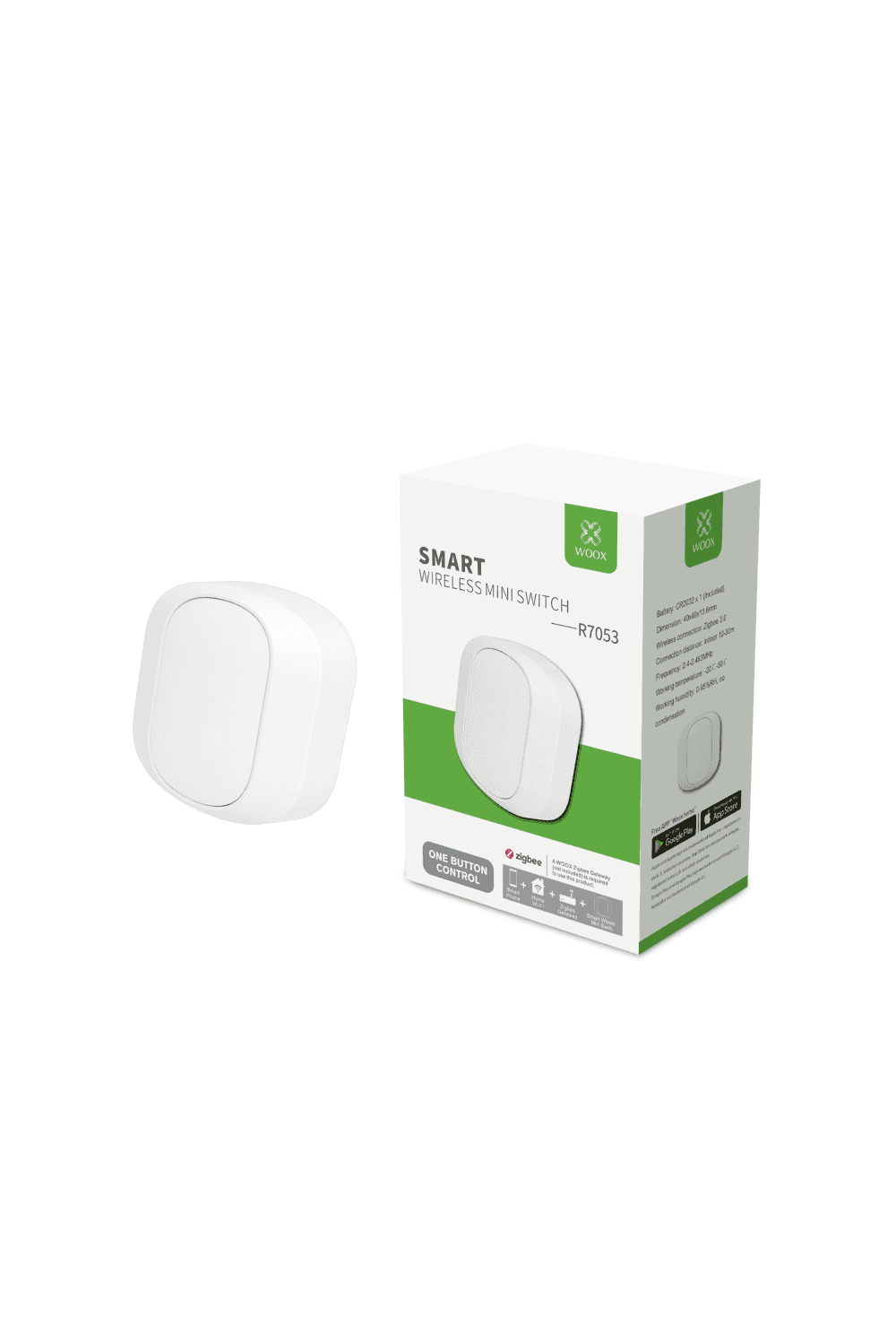 Woox ZigBee Smart Wi-Fi mini preklopnik, WooxHome app, Alexa & Google Assistant