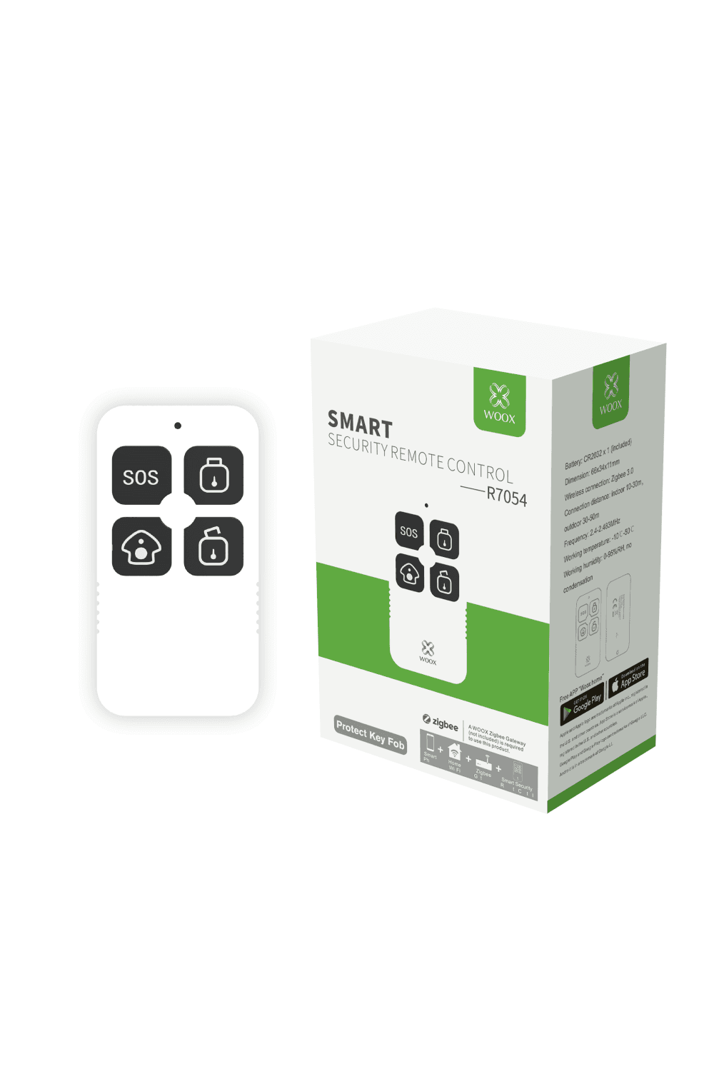 Woox ZigBee Smart Wi-Fi daljinski upravljač, WooxHome app, Alexa & Google Assistant