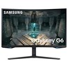 Monitor Samsung Odyssey G6 G65B, 27" QHD, VA, 240Hz 1ms, DP, LAN, HDMI, Pivot, AMD FreeSync, Zakrivljen, Zvučnici, Crna, LS27BG650EUXEN
