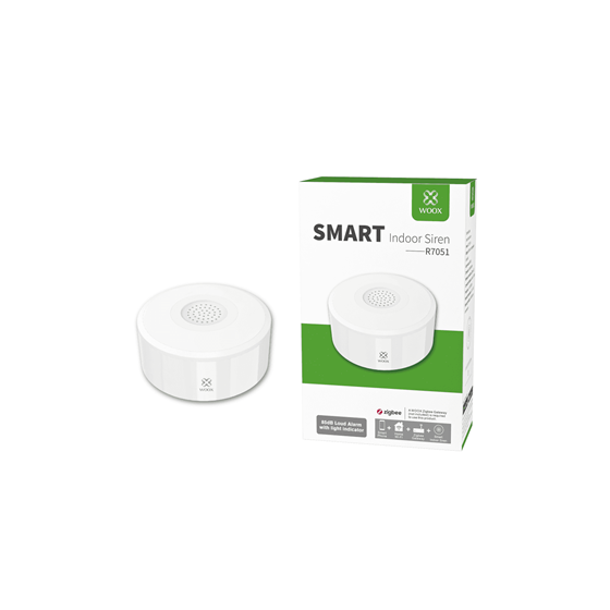 Woox ZigBee Smart Wi-Fi unutarnja sirena, WooxHome app, Alexa & Google Assistant