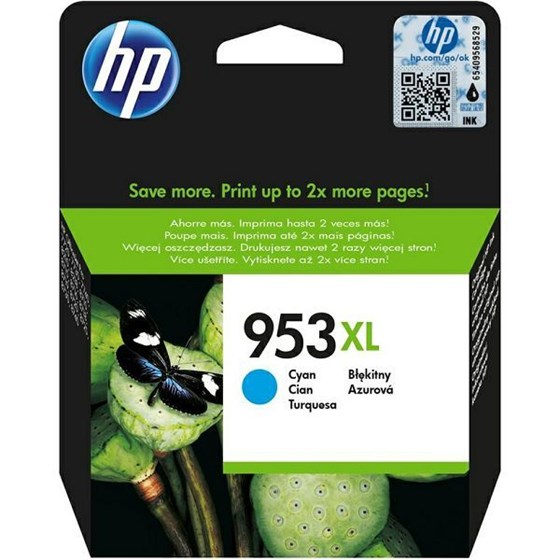 Tinta HP 953XL Cyan P/N: F6U16AE 