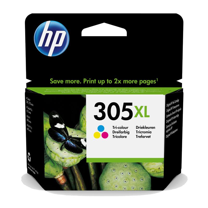 Tinta HP 305XL TriColor P/N: 3YM63AE