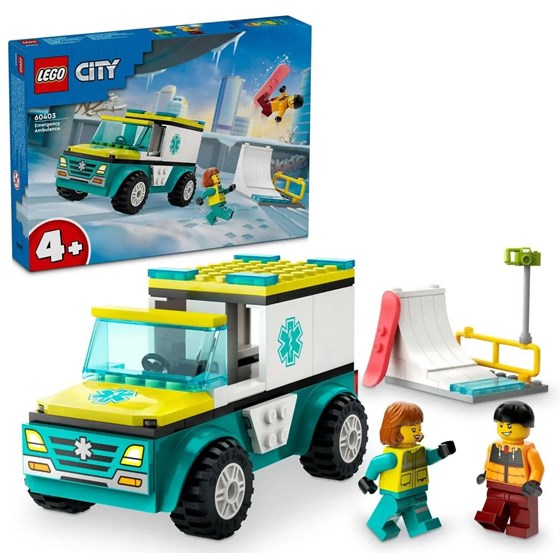 LEGO City Hitna pomoć i snowboarder 60403