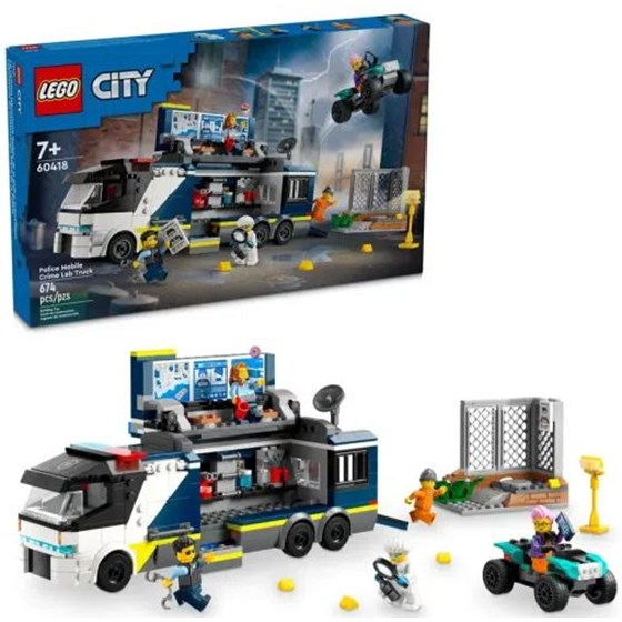 LEGO City Kamion s forenzičkim laboratorijem 60418